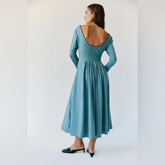 Free People Two Timin Midi Dress Size Small NWT - Picture 3 of 14